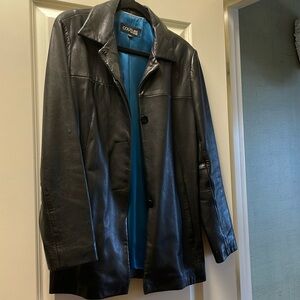 Lambskin leather jacket